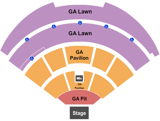 Fiddler's Green Amphitheatre Fiddler's Green Amphitheatre Seating Chart